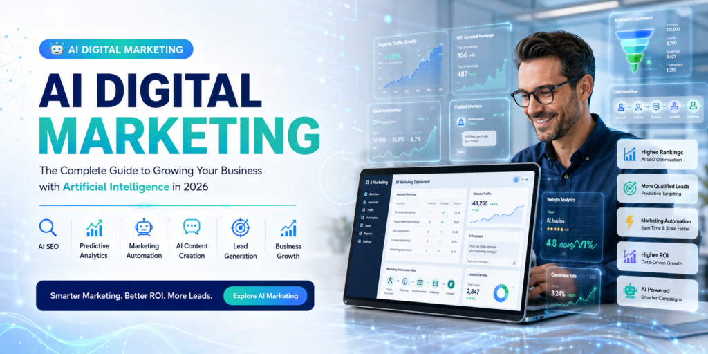 AI Digital Marketing The Complete Guide to Growing Your Business with Artificial Intelligence in 2026